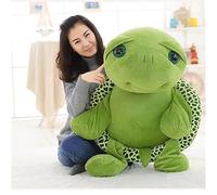 Tortue géante - Jouet mignon - Grande peluche - Belle tortue - Peluche verte - Cadeau d'anniversaire (40 cm, vert)