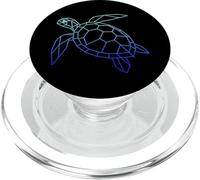 Tortue géométrique pour amoureux des animaux, garçons et filles PopSockets PopGrip pour MagSafe