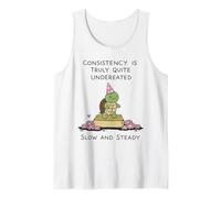 Tortue Lentement mais Sûrement Motivation Débardeur