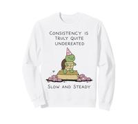 Tortue Lentement mais Sûrement Motivation Sweatshirt