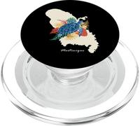 Tortue Martinique 972 Cadeau Martiniquais Martiniquaise PopSockets PopGrip pour MagSafe