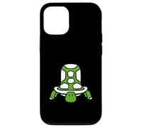 Tortue mignonne petite tortue dessin drôle dessin animé comique amusant Coque pour iPhone 12/12 Pro