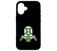 Tortue mignonne petite tortue dessin drôle dessin animé comique amusant Coque pour iPhone 16