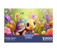 Tortue Mignonne Puzzle 1000 Pièces Adultes Animal Puzzles 1000 Pièce Jeu De Team Building Cadeau 38x26cm/1000pcs