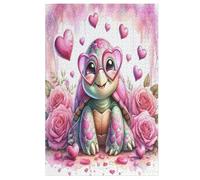 Tortue Mignonne Puzzles Adulte 1000 Pieces Cadeau Famille Puzzle Classique 3D EnfantsJouet en Bois Cadeau Unique 78×53cm