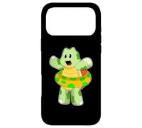 Tortue Natation Bouée Gonflable Été Coque pour iPhone 17 Pro Max