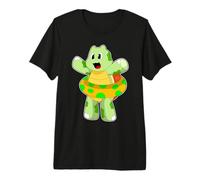 Tortue Natation Bouée Gonflable Été T-Shirt Haut de Gamme
