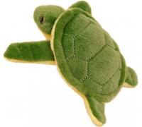 Tortue peluche mascotte porte-clés couineur vert 15 cm