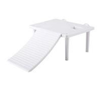 Tortue Plate-Forme Flottante Tortue Pier Reptiles Dock Terrapin Grenouilles Reptile Rampe Plate-Forme Aquarium Fish Tank Décor pour Petit Reptile Tortue Newt