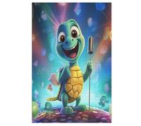 Tortue Puzzles Adulte 1000 Pieces Cadeau Famille Puzzle Classique 3D EnfantsJouet en Bois Cadeau Unique 78×53cm