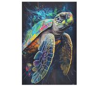 Tortue Puzzles Adulte 1000 Pieces Cadeau Famille Puzzle Classique 3D EnfFourmisJouet en Bois Cadeau Unique 78×53cm