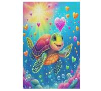 Tortue Puzzles Adulte 1000 Pieces Cadeau Famille Puzzle Classique 3D EnfFourmisJouet en Bois Cadeau Unique 78×53cm