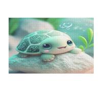 Tortue Puzzles Adulte 1000 Pieces Cadeau Famille Puzzle Classique 3D EnfFourmisJouet en Bois Cadeau Unique （75×50cm）