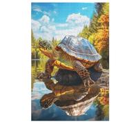 Tortue Puzzles Adulte 1000 Pieces Cadeau Famille Puzzle Classique 3D EnfFourmisJouet en Bois Cadeau Unique 78×53cm