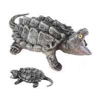 Tortue Serpentine 6, 3 x 3, 6 x 2 cm, Figurine réaliste, modèle Animalier, Jouets pour Enfants, garçons et Filles, décorations de Table, Figurines, Statues