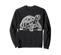 Tortue Sulcata Linéaire Herpétologiste Sweatshirt