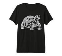 Tortue Sulcata Linéaire Herpétologiste T-Shirt Haut de Gamme