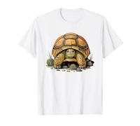 Tortue Sulcata Mangeuse Herbe Africaine Eperonnee Gardien De T-Shirt