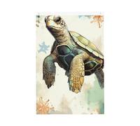 Tortue Write Drapeau de jardin bienvenue 6 x 91 cm Double face Ne se décolore pas Maison Yard Toile de fond Photo Bannière pour cour, porche, pelouse, décoration extérieure