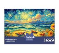 Tortues de mer étoilées Puzzle pour Adultes - 1000 Pièces De Qualité Supérieure : Le Challenge Éducatif par Excellence - Cadeau pour Adultes Et +14 Ans 38x26cm/1000pcs