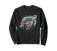 Tortues du Monde Color Splash Paint Art Sweatshirt