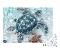 Tortues Marines sur Le Sable 1000 Pièces Puzzle pour Adultes Qualité Premium Anti-Stress Difficile pour Experts Livraison Rapide sans Défaut 52x38cm/1000pcs