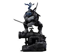 Tortues Ninja Art Scale Statue 1/10 Leonardo Variante Noir Et Blanc 26 Cm Heo Ex