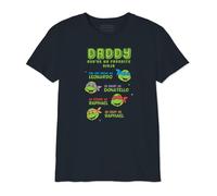 Tortues Ninja « Daddy You're My Favorite Ninja » BOTMNTDTS014 T-Shirt Garçon, Navy, Taille 08 Ans