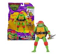 Tortues Ninja, Figurine de 15 cm avec Arme, Fonction électronique, Raphael, Jouet pour Enfants dès 4 Ans, TU8002