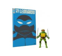 Tortues Ninja Figurine Et Comic Book Bst Axn X Idw Leonardo Exclusive