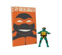 Tortues Ninja Figurine Et Comic Book Bst Axn X Idw Michelangelo Exclu