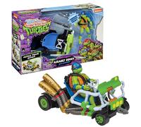 TORTUES NINJA Tortues Ninja, Buggy Véhicule Deluxe, avec figurine 12 cm, Leonardo, pour les enfants à partir de 4 ans, T02002