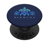 Tortues Vertes tribales des Bermudes United PopSockets PopGrip Adhésif