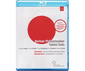 Toru Takemitsu - From me flows what you call time / Dmitrij Shostakovic - Symphony no. 5 in D minor (+booklet) [Blu-ray]