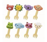 Torune 8 Piece Bento Decoration Food Picks Forks Cute Animal for Lunch Box by Torune