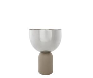 TORUS Cache-pot 17 cm Argent/Taupe