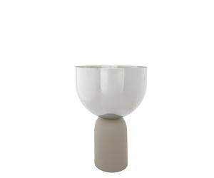 TORUS Cache-pot 22 cm Argent/Taupe