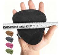 Torven Manique Crossfit - Gant Musculation Homme et Femme en Cuir de Bœuf Naturel, Respirant & Anti-Dérapant & Prise Maximale, Gants Musculation Hommes et Femme Pour Poignée Rembourrée