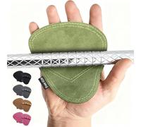 Torven Manique Crossfit - Gant Musculation Homme et Femme en Cuir de Bœuf Naturel, Respirant & Anti-Dérapant & Prise Maximale, Gants Musculation Hommes et Femme Pour Poignée Rembourrée