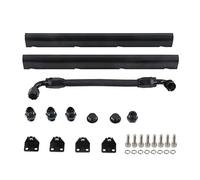 Torvex EFI Rails de Carburant, Kit de Rail de Carburant Rails d'injection de Carburant Compatibles avec Les Moteurs LS1 LS6-8AN Port Billet Aluminium Noir Paire