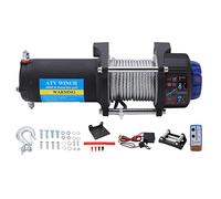 Torvex Electric Wicch, Winch 4000lb en acier inoxydable 4000 lb avec télécommande sans fil compatible avec VTT UTV Off Road Vehicle