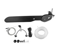 Torvex Ensemble de gouvernail, kit de Commande de poupe d'aileron de Direction de girouette de gouvernail de Kayak en Plastique pour canoë de Bateau de pêche de Kayak de mer