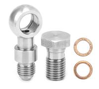 Torvex Kit de boulons banjo, boulon d'alimentation en turbo M12, raccord de ligne de liquide de refroidissement compatible avec les turbocompresseurs TD04 et GT12