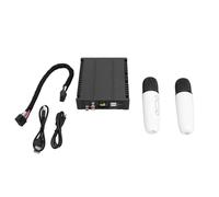 Torvex Microphone sans Fil UHF Bluetooth Karaoké Micro Portable avec amplificateur DSP DC 9-16 V pour système Audio de Voiture