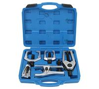 Torvex Séparateur de rotule, 5 pièces Kit d'outils d'extracteur de séparateur d'extrémité de biellette de Direction en Acier allié avec boîte de Rangement pour la réparation de