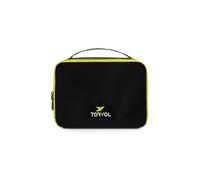 Torvol - LIPO Safe Bag, Pochette Anti feu et Etanche pour Batteries LiPo - Stocke Jusqu’à 15 Batteries Lithium-Polymère - Compatible avec Les Sacs Quad Pitstop - 26 x 20 x 11 cm - Noir & Vert