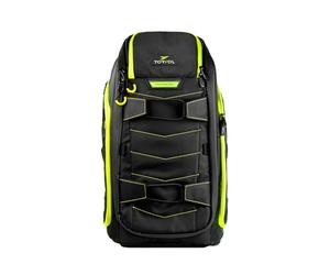 Torvol - Quad PITSTOP Backpack Pro V2, 30L, Sac à dos drone fpv, Transport 4 quads + accessoires, drone dji mini 4k, batterie dji mini 3, pc portable 15 pouces, housse de protection, Noir & Vert
