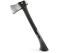 TORVON Hache à fendre - 2500 g - Avec cale - Pour bois - Acier forgé - Manche en nylon renforcé - Poignée ergonomique - Pour fendre le bois de chauffage
