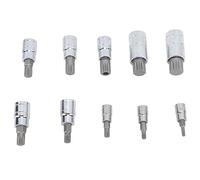 Torx Bit and Socket Set, Screwdriver Bit Socket Set Reliable Efficiency Rugged High Strength For Car and Motorcycle Repairs - Versatile and Durable for Various Applications