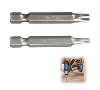 Torx Bit Set, T20-T30 Assortiment d'embouts en S2Compatible avec Visseuses Sans Fil, Longueur 50mm, Set de 12 Pièces avec Boîte de Rangement Pratique